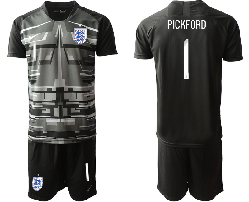 2020-21 England black goalkeeper 1# PICKFORD soccer jerseys