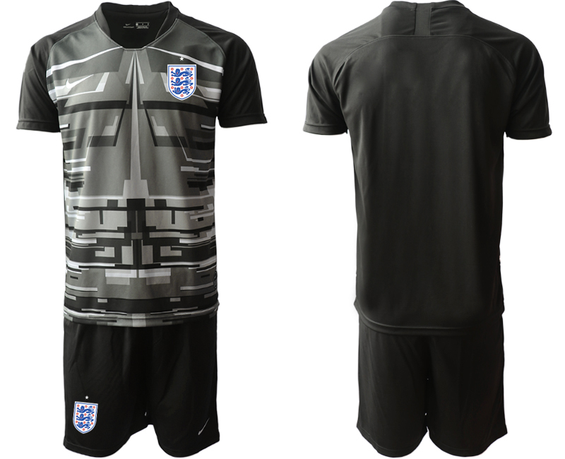 2020-21 England black goalkeeper soccer jerseys