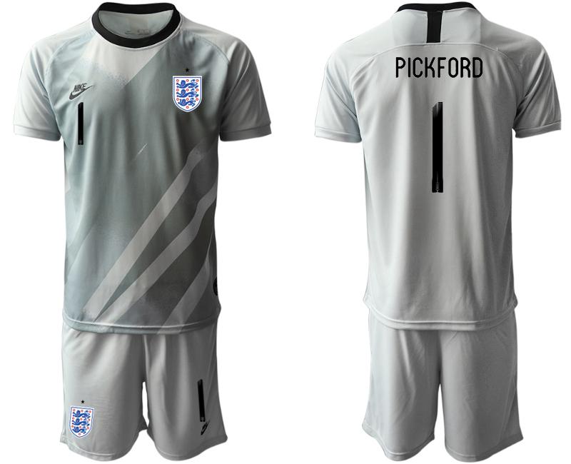 2020-21 England gray goalkeeper 1# PICKFORD soccer jerseys.