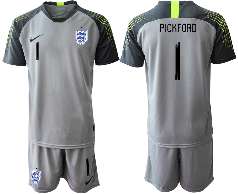 2020-21 England gray goalkeeper 1# PICKFORD soccer jerseys