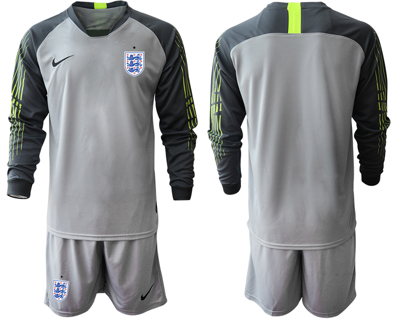 2020-21 England gray goalkeeper long sleeve soccer jerseys