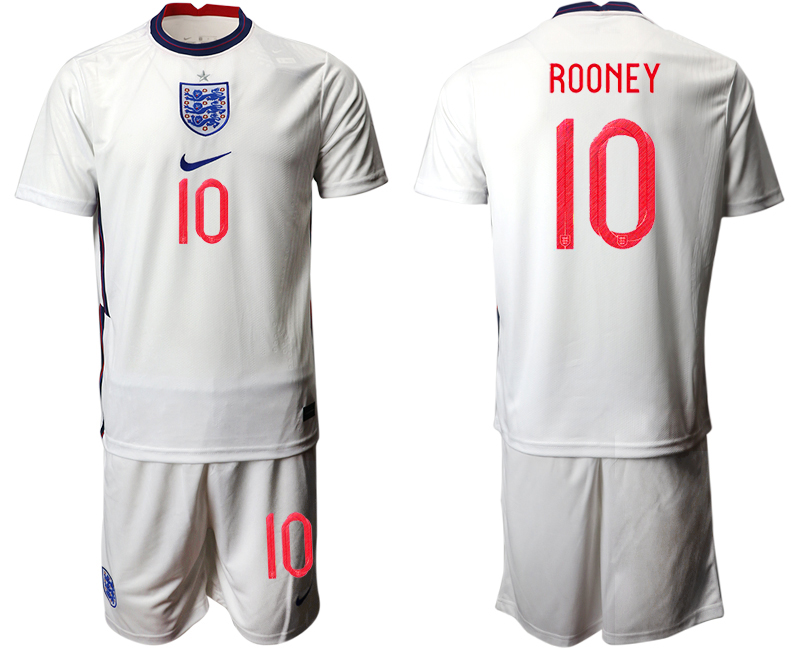 2020-21 England home 10# ROONEY soccer jerseys