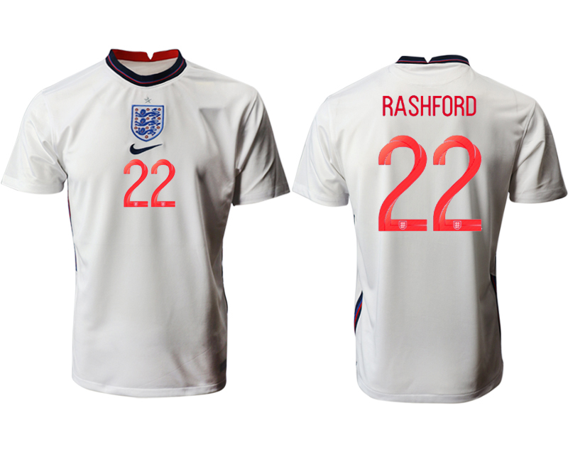 2020-21 England home aaa version 22# RASHFORD soccer jerseys