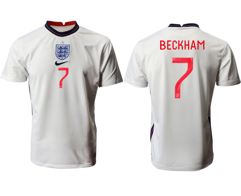 2020-21 England home aaa version 7# BECKHAM soccer jerseys