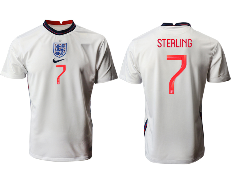 2020-21 England home aaa version 7# STERLING soccer jerseys