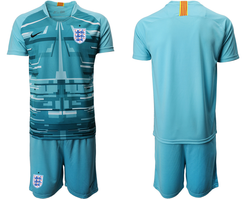 2020-21 England lake blue goalkeeper  soccer jerseys.