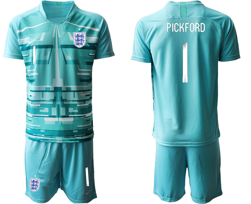 2020-21 England lake blue goalkeeper 1# PICKFORD soccer jerseys