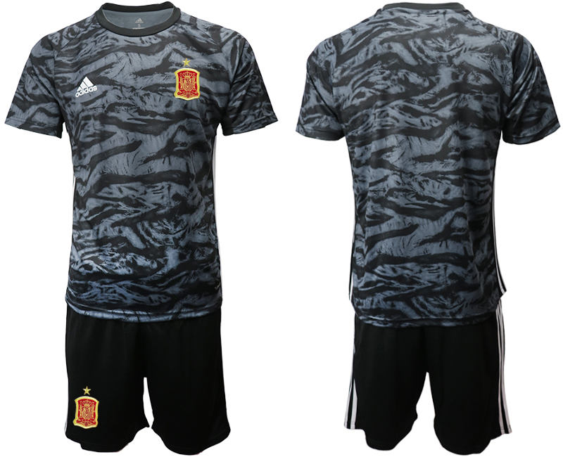 2020-21 Espana black goalkeeper soccer jerseys