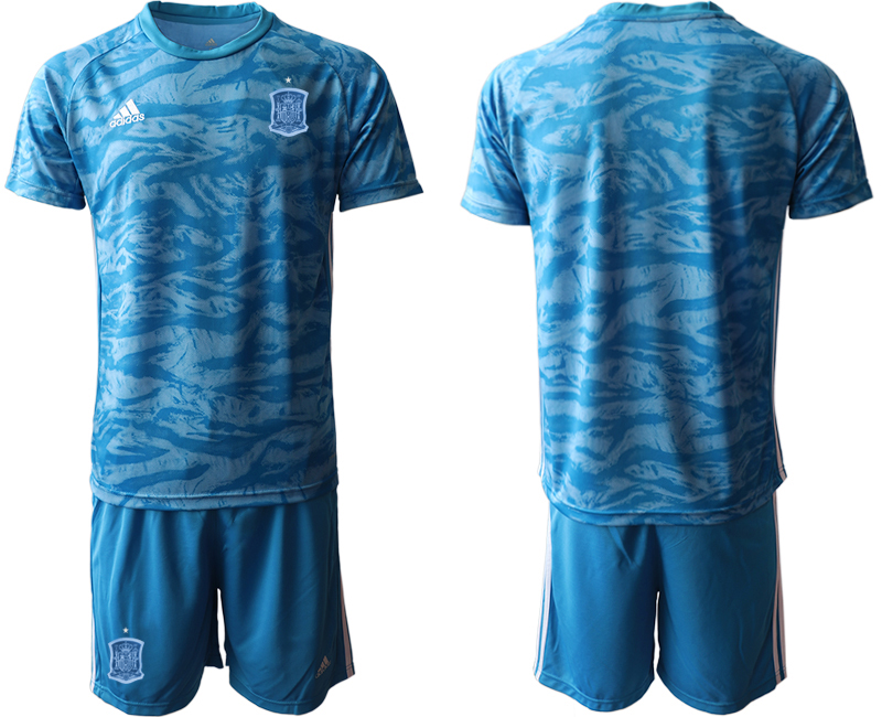 2020-21 Espana blue goalkeeper soccer jerseys