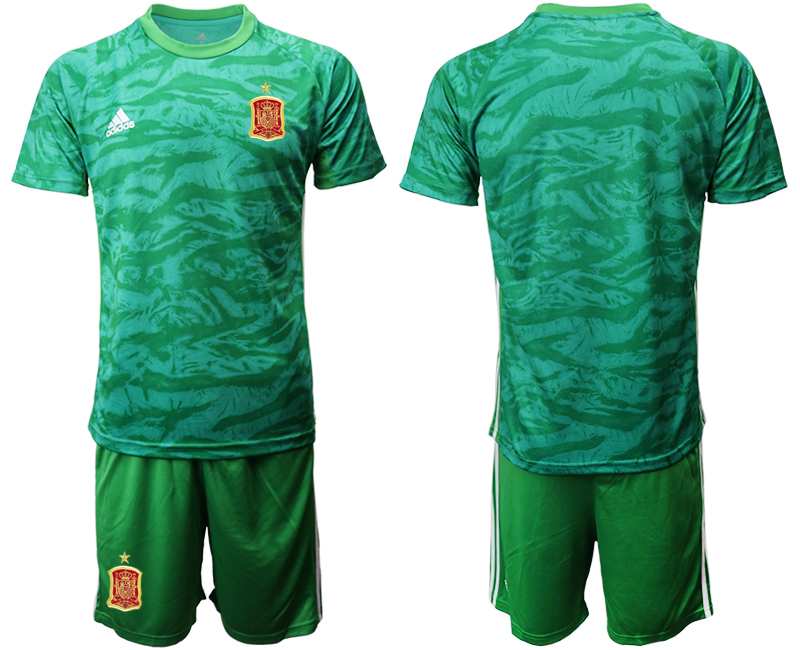 2020-21 Espana green goalkeeper soccer jerseys