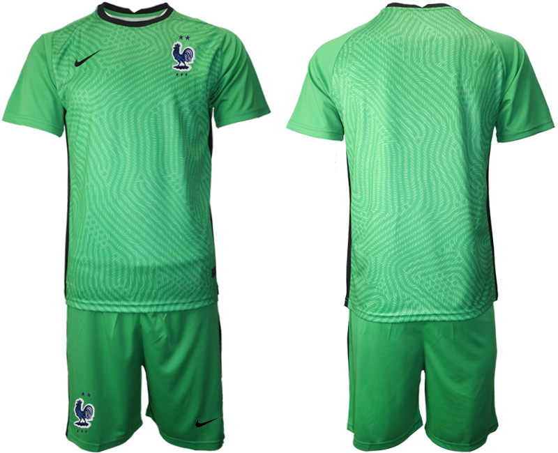 2020-21 France green goalkeeper soccer jerseys