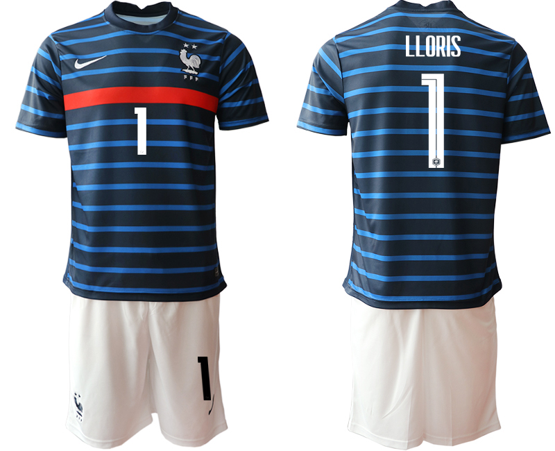 2020-21 France home 1# LLORIS soccer jerseys