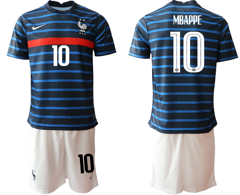 2020-21 France home 10# MBAPPE soccer jerseys