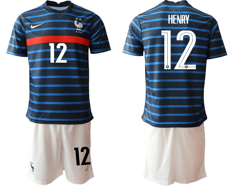 2020-21 France home 12# HENRY soccer jerseys