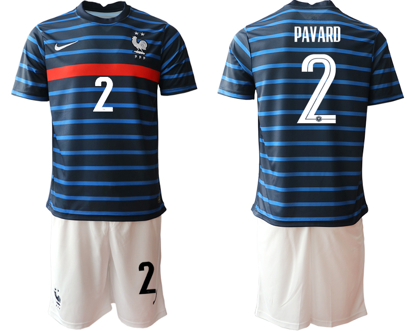 2020-21 France home 2# PAVARD soccer jerseys