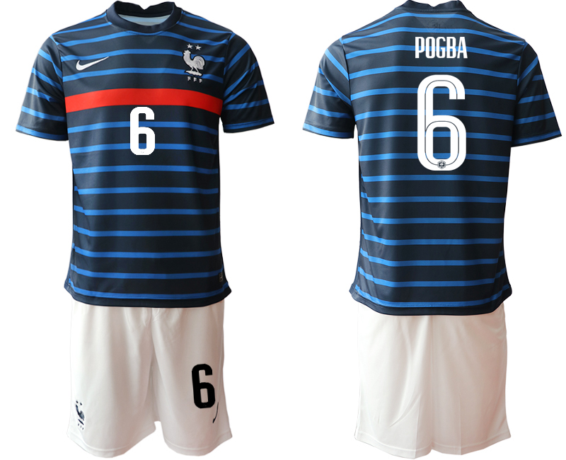 2020-21 France home 6# POGBA soccer jerseys