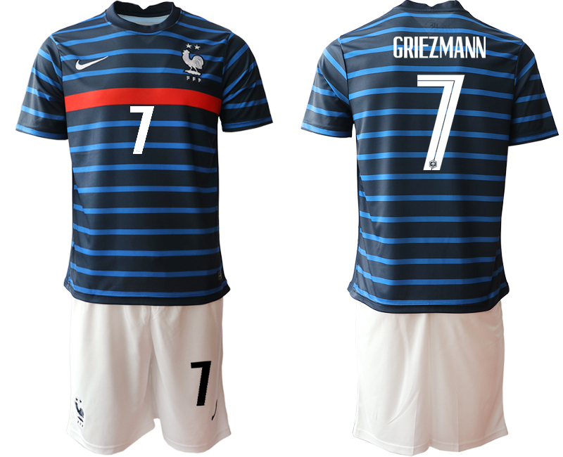 2020-21 France home 7# GRIEZMANN soccer jerseys