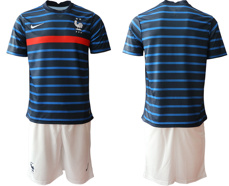 2020-21 France home soccer jerseys