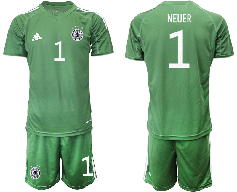 2020-21 Germany army green goalkeeper 1# NEUER soccer jerseys