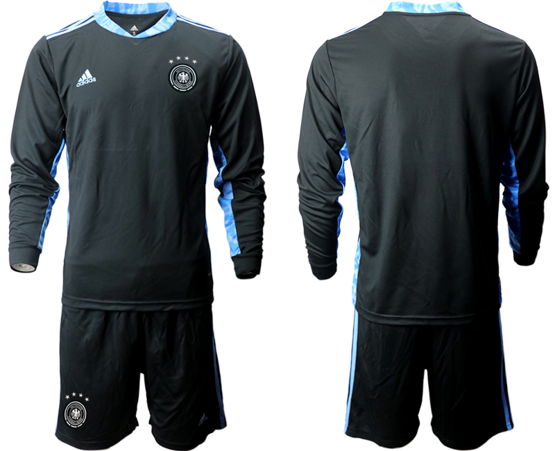 2020-21 Germany black goalkeeper long sleeve soccer jerseys