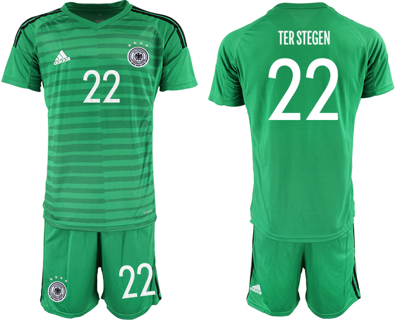 2020-21 Germany green goalkeeper 22# TER STEGEN soccer jerseys