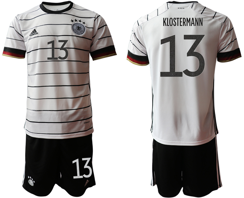 2020-21 Germany home 13# KLOSTERMANN  soccer jerseys