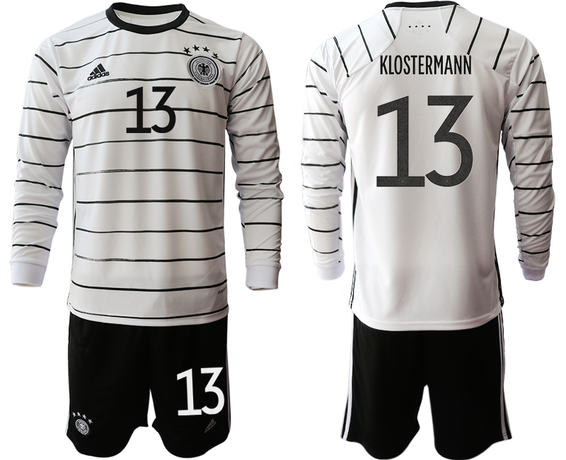 2020-21 Germany home 13# KLOSTERMANN long sleeve soccer jerseys