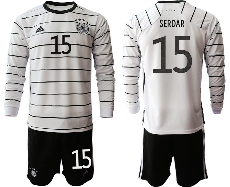 2020-21 Germany home 15# SERDAR long sleeve soccer jerseys