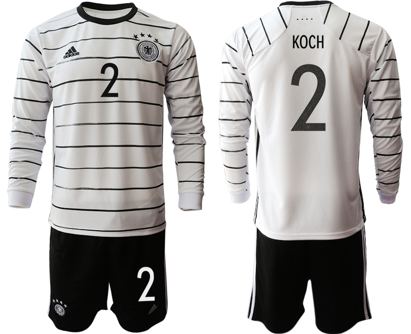 2020-21 Germany home 2# KOCH long sleeve soccer jerseys