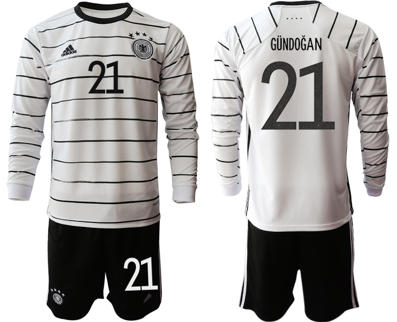 2020-21 Germany home 21# GUNDOGAN long sleeve soccer jerseys