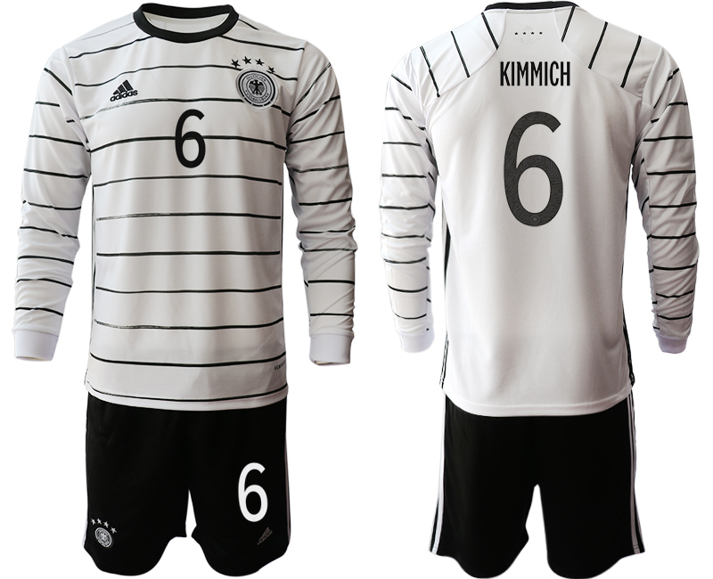 2020-21 Germany home 6# KIMMICH long sleeve soccer jerseys