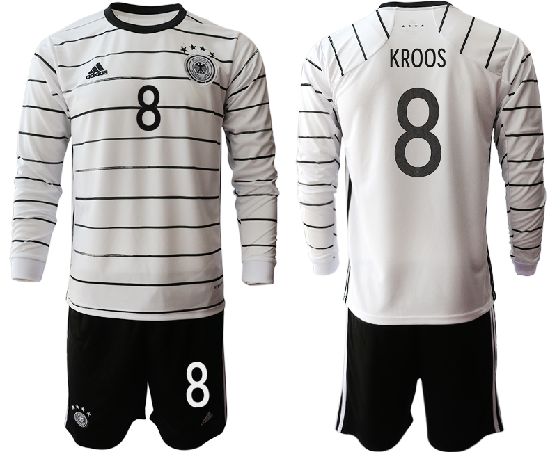 2020-21 Germany home 8# KROOS long sleeve soccer jerseys