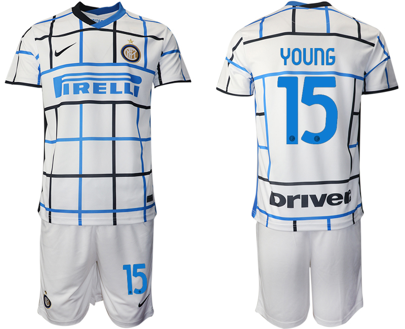 2020-21 Inter Milan 15 YOUNG Away Soccer Jersey