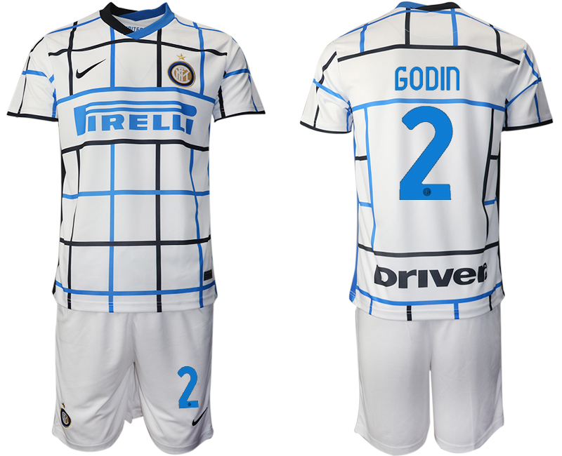 2020-21 Inter Milan 2 GODIN Away Soccer Jersey