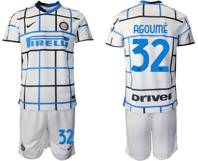 2020-21 Inter Milan 32 AGOUME Away Soccer Jersey