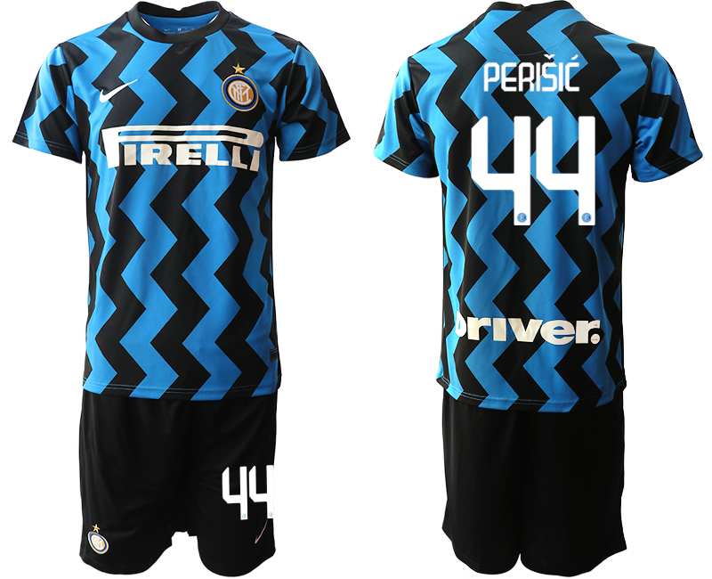 2020-21 Inter Milan 44 PERISIC Home Soccer Jersey