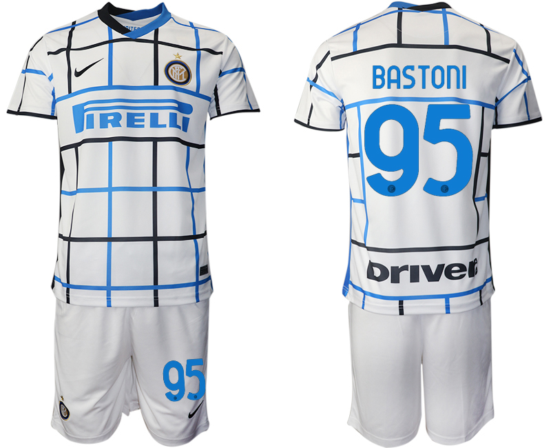 2020-21 Inter Milan 95 BASTONI Away Soccer Jersey