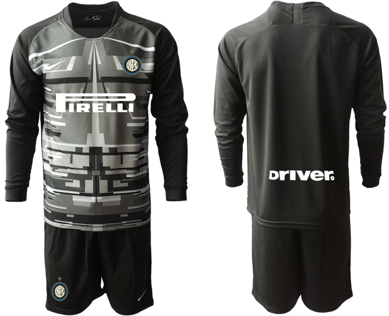 2020-21 Inter Milan black goalkeeper long sleeve soccer jerseys