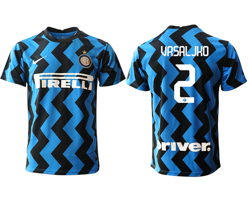 2020-21 Inter Milan home aaa version 2# VRSALJKO soccer jerseys