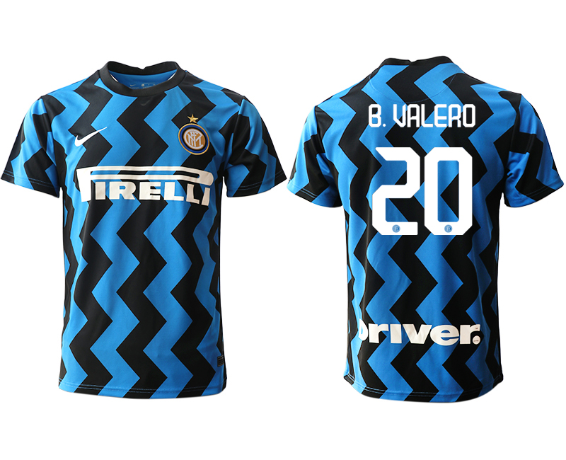 2020-21 Inter Milan home aaa version 20# B.VALERO soccer jerseys