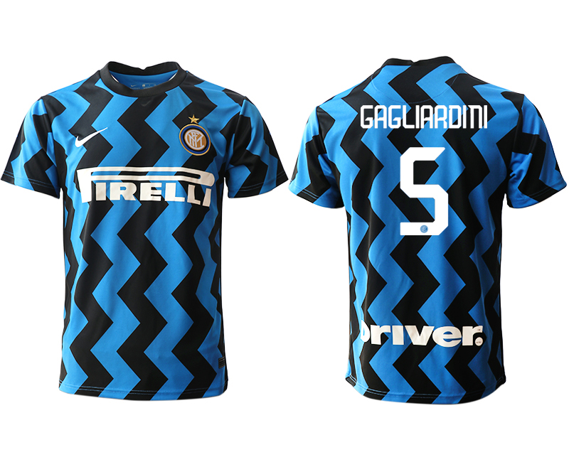 2020-21 Inter Milan home aaa version 5# GAGLIARDINI soccer jerseys