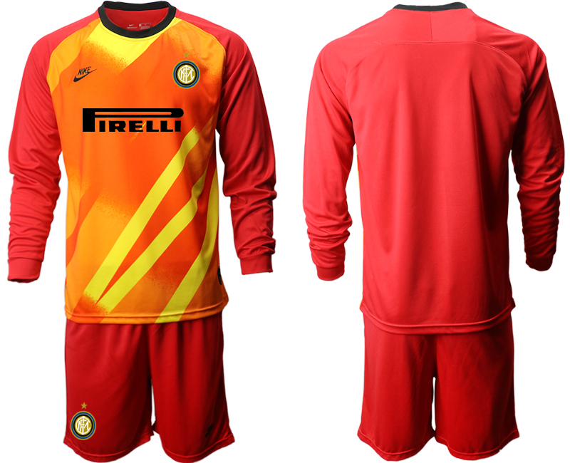 2020-21 Inter Milan red goalkeeper long sleeve soccer jerseys