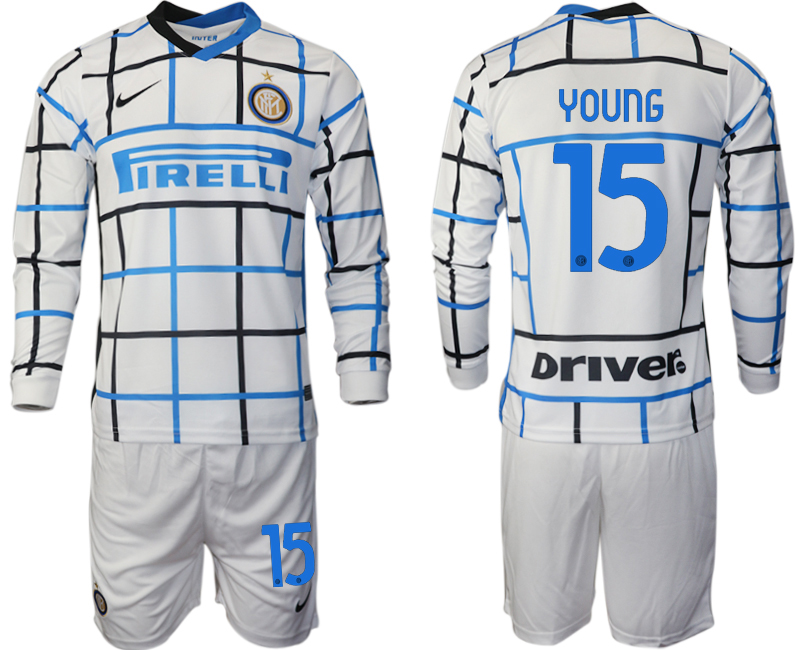 2020-21 Inter milan away 15# YOUNG long sleeve soccer jerseys