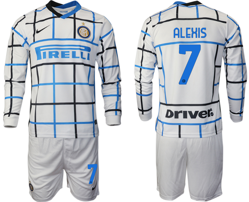 2020-21 Inter milan away 7# ALEXIS long sleeve soccer jerseys