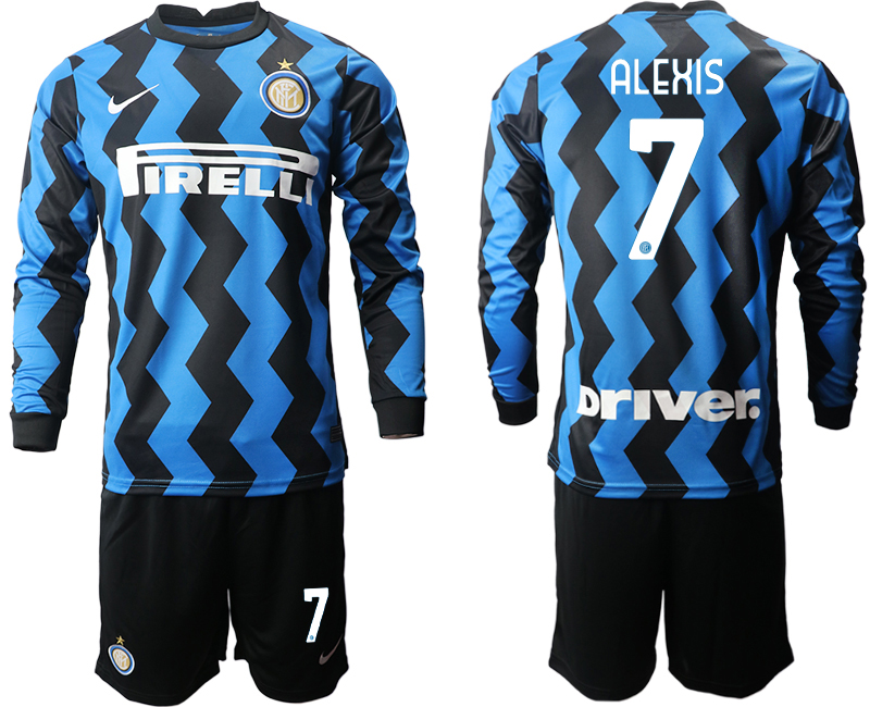 2020-21 Inter milan home 7# ALEXIS long sleeve soccer jerseys