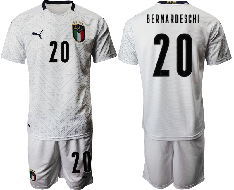 2020-21 Italy away 20# BERNARDESCHI soccer jerseys