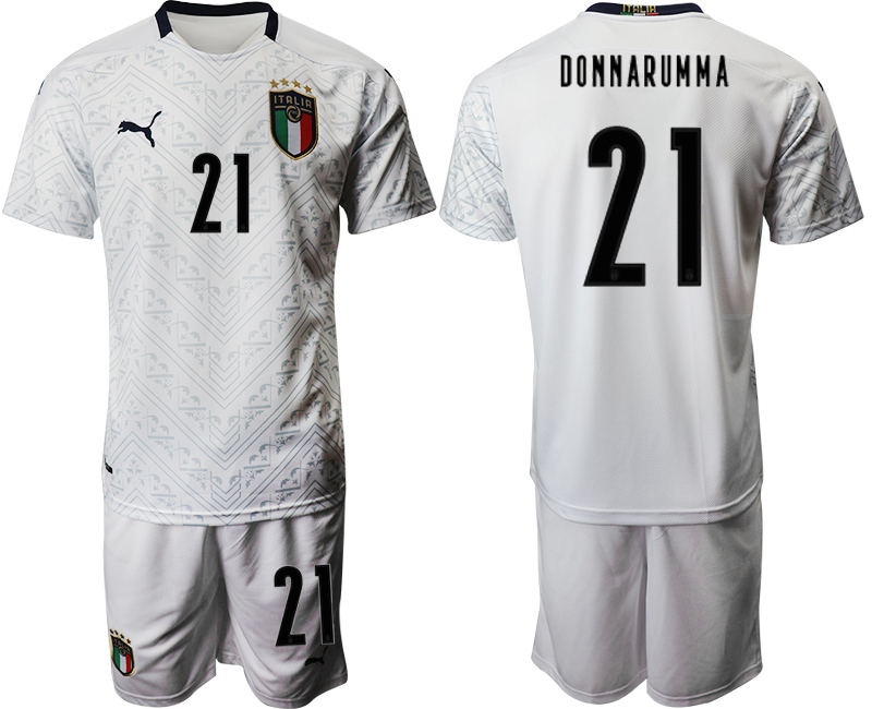 2020-21 Italy away 21# DONNARUMMA soccer jerseys