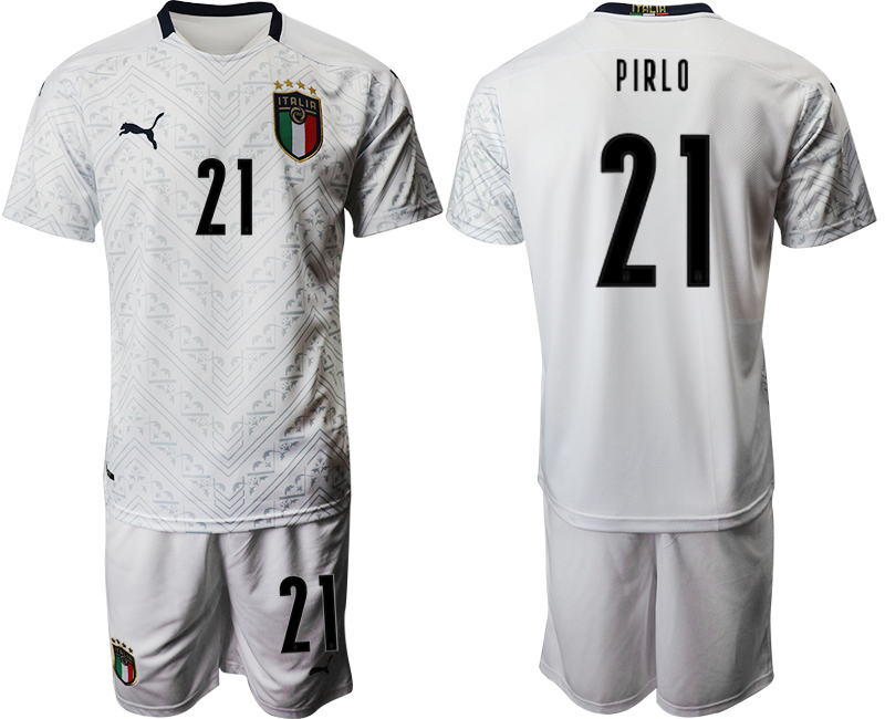 2020-21 Italy away 21# PIRLO soccer jerseys