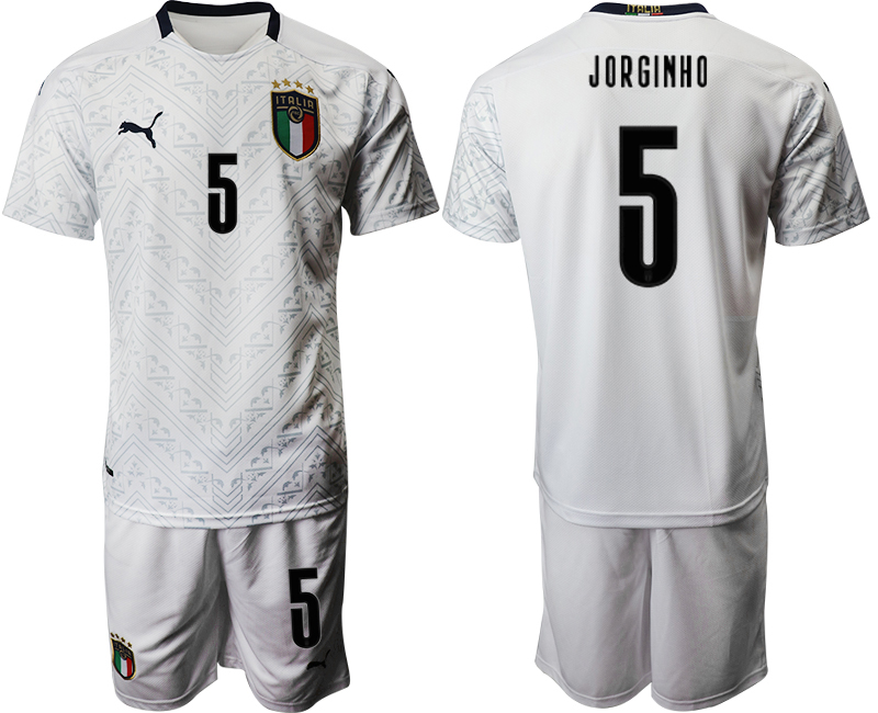 2020-21 Italy away 5# JORGINHO soccer jerseys