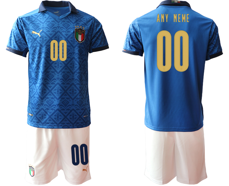 2020-21 Italy home any name custom soccer jerseys